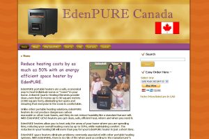 EdenPURE Canada screenshot